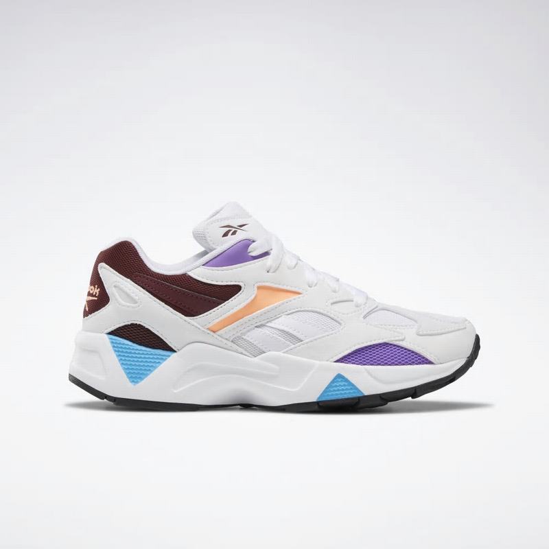 Tenisi Reebok Aztrek 96 Dama Albi/Colorati Romania BI1785FV